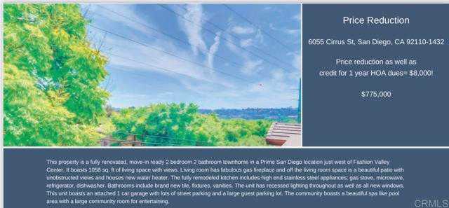 6055 Cirrus Street San Diego California United States, for Sale, residential,  , San Diego Living Real Estate