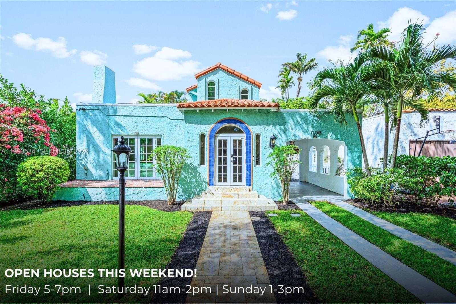 1209 La Mancha Ave Coral Gables Florida United States, for Sale, residential,  , Tejeda Real Estate Inc. 