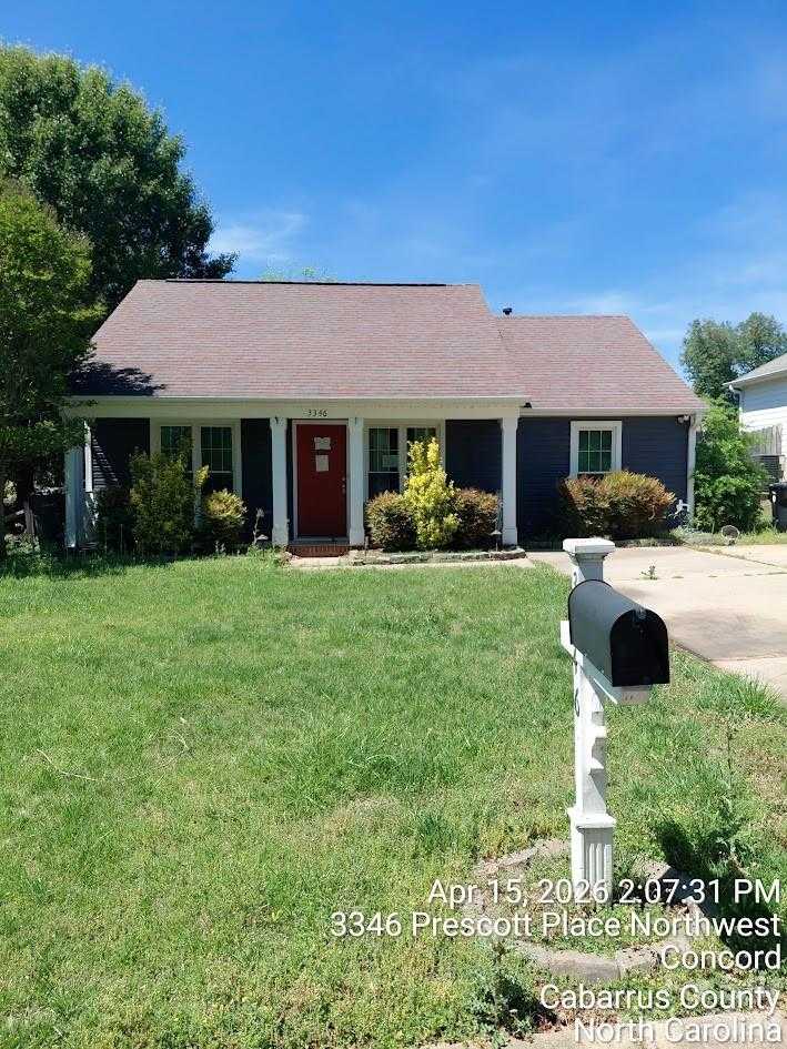 3346 NW Prescott NW Concord North Carolina United States, Sold, residential, Bernard Mingledoff, Morton Walker Realty