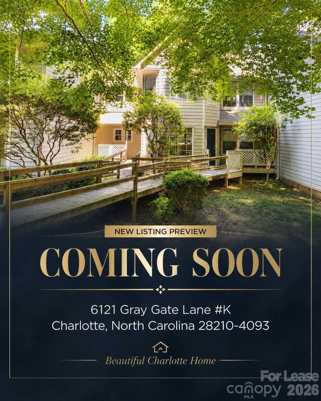 6121 GRAY GATE Lane APT K Charlotte North Carolina United States, for Rent, residential, Kristen Haynes, New Home Buyers Brokers / Realty Pros