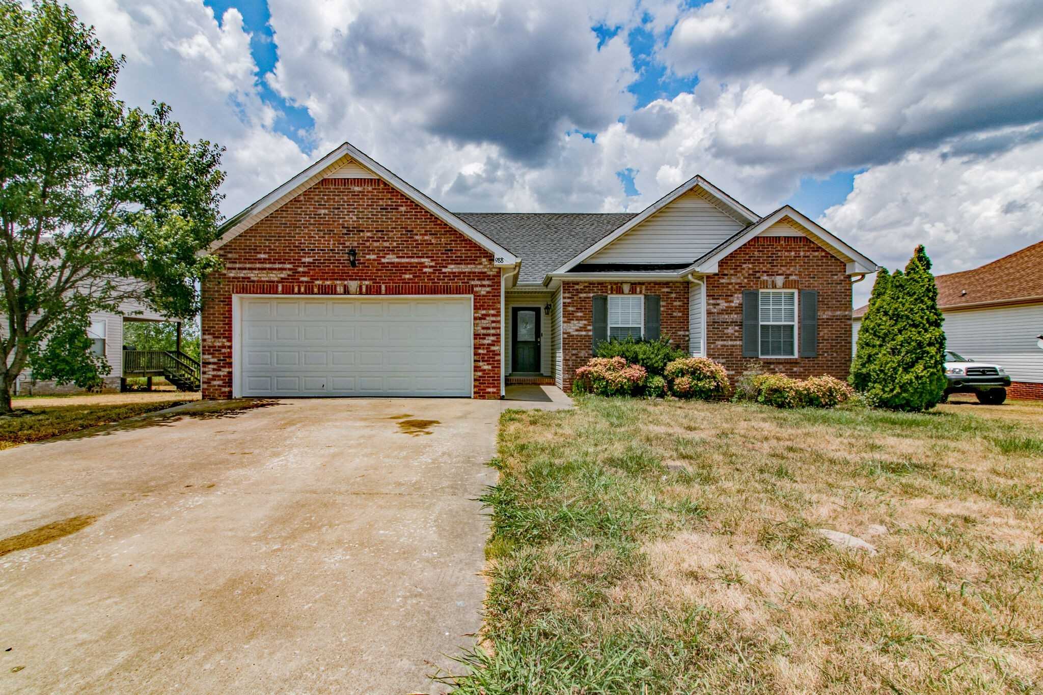 988 Chardea Ct Clarksville Tennessee United States, for Rent, residential, Sandra Hester, Keystone Realty and Management