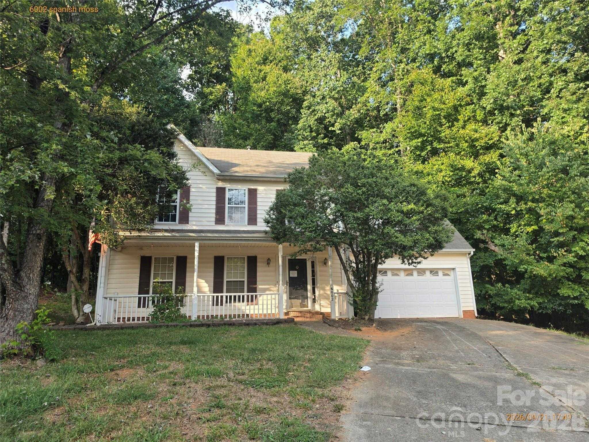 6002 Spanish Moss Lane Charlotte North Carolina United States, for Sale, residential, William (Will) Owens , South Charlotte Properties