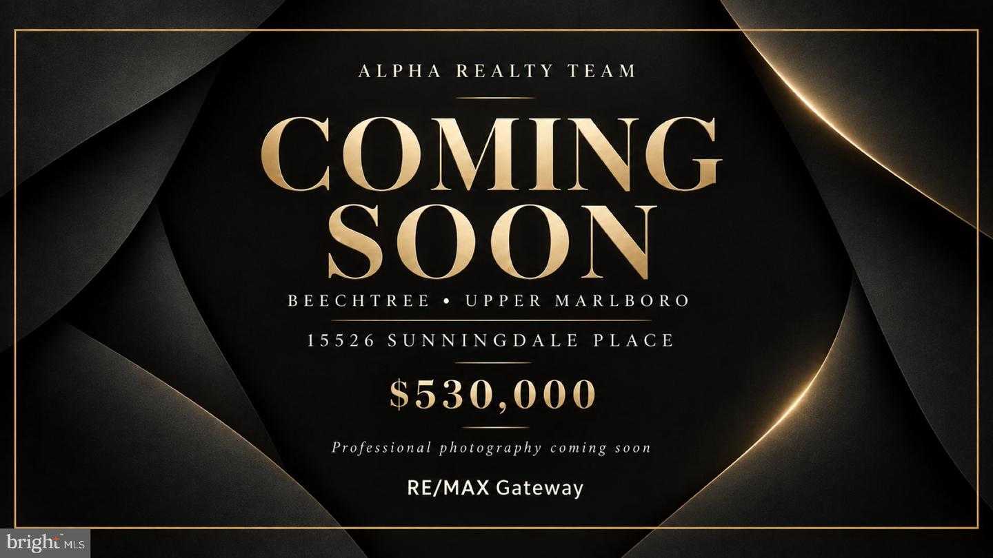 15526 SUNNINGDALE PLACE Upper Marlboro Maryland United States, for Sale, residential,  , Velocity Real Estate 