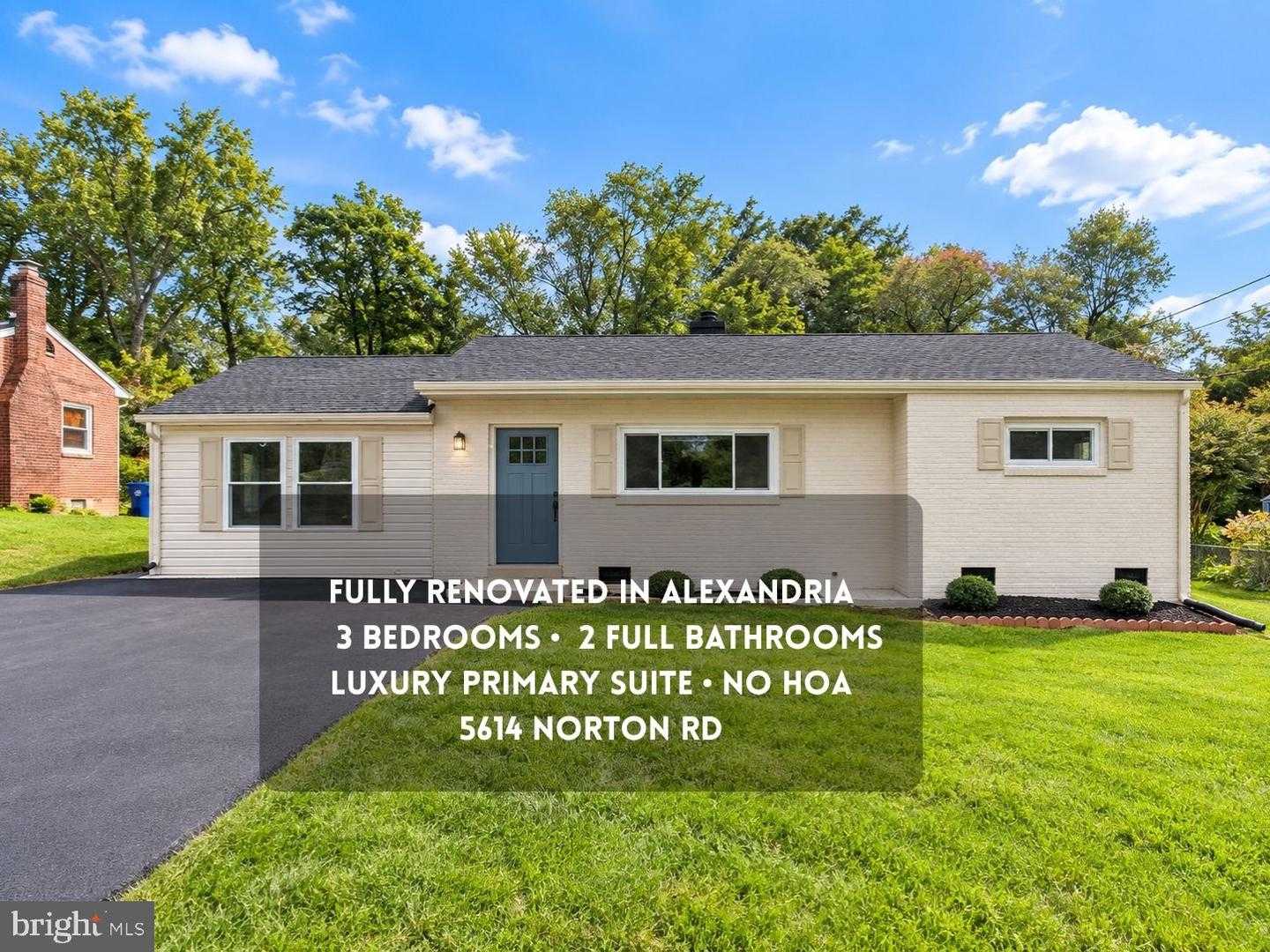 5614 NORTON ROAD Alexandria Virginia United States, for Sale, residential,  , The Holly Group