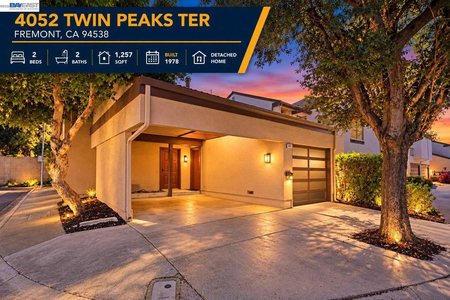 4052 Twin Peaks Ter Fremont California United States, for Sale, residential, Ethan Lazzareschi, REALTY EXPERTS